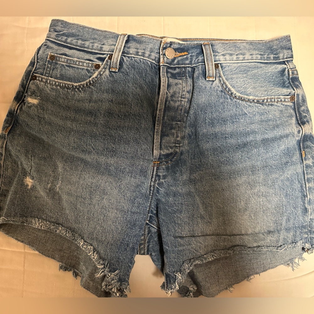 Denim forum ex boyfriend midi short size 28
